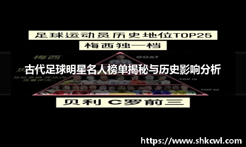 古代足球明星名人榜单揭秘与历史影响分析